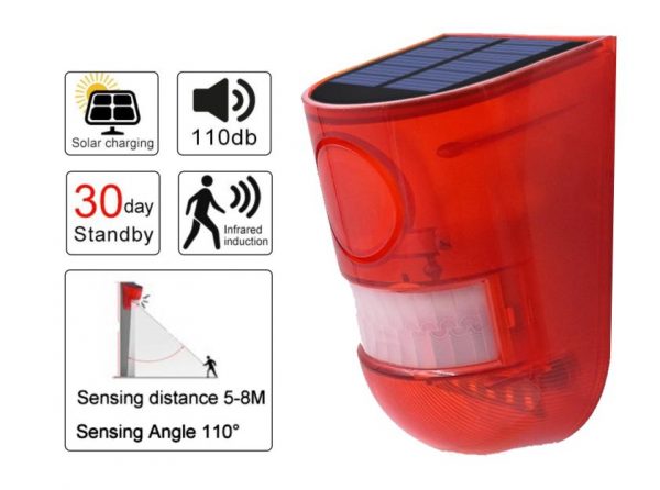 Solar Alarm Lamp