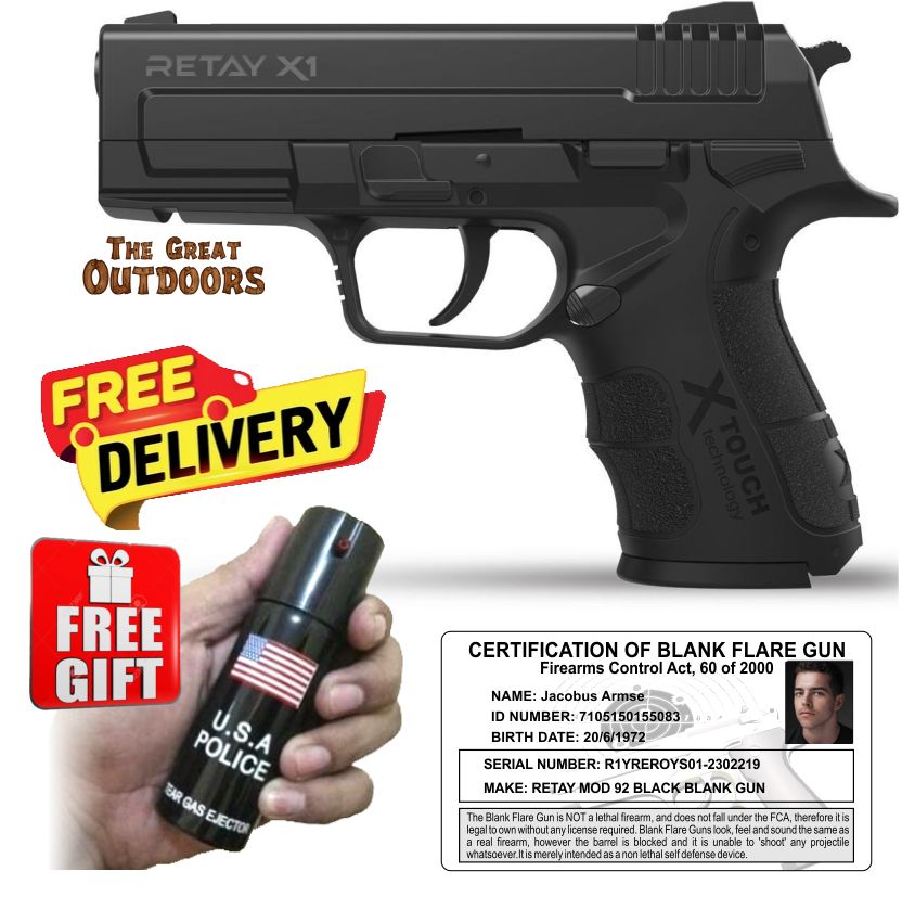 BIG SALE! Retay X1 Self Defense Blank Gun