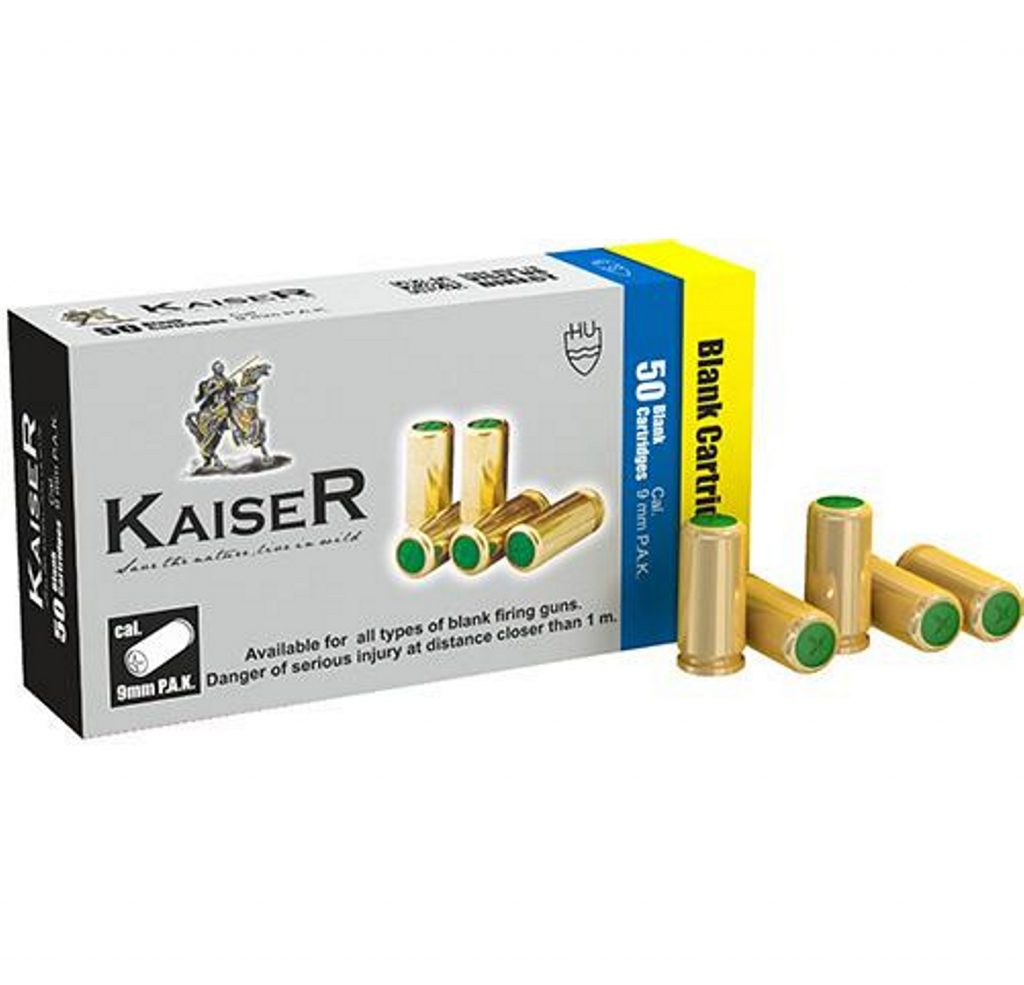 9mm P.A.K. Blank Rounds (loose/each) - The Great Outdoors Online