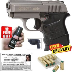 Blow Mini 9 Fume Blank Gun with 25 Blank Rounds + Holster