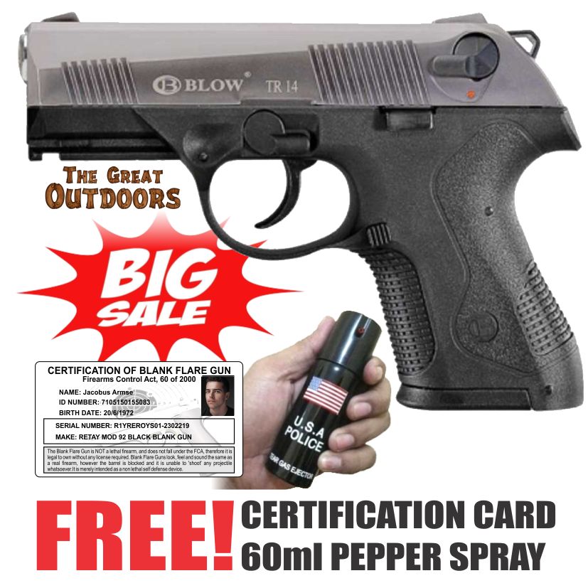 BIG SALE! Blow TR14 Fume Blank Gun